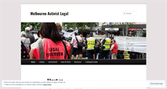 Desktop Screenshot of melbourneactivistlegalsupport.org