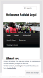 Mobile Screenshot of melbourneactivistlegalsupport.org